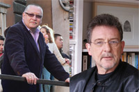 <strong>Koos Mark en Lex Hakker </strong> - Arrangeurs van enkele liedjes<br /><p>In de voorbereidende fase van 'Tour de Toon' zijn door arrangeurs Koos Mark (foto links) en Lex Hakker (foto rechts) arrangementen vervaardigd van enkele liedjes. In een later stadium zijn deze arrangementen door orkestleider Patrick Schenkius nabewerkt opdat blazerspartijen konden worden toegevoegd. Koos Mark vervaardigde het arrangement voor "Hoedje van Stro" en Lex Hakker maakte de arrangementen voor "Ballonnetje", "24 Rozen" en "Gezellig". Dank aan Koos Mark en Lex Hakker voor hun betrokkenheid en creatieve support bij 'Tour de Toon'!</p>